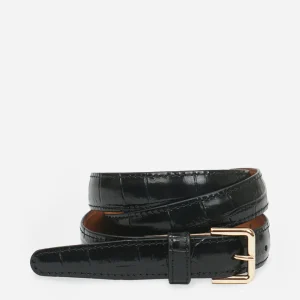 Barbara Belt Leather Croco^Flattered Best