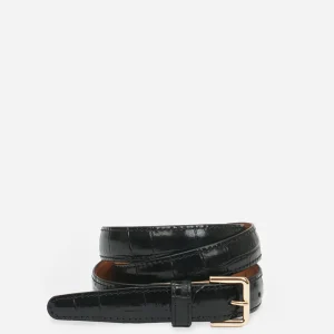 Barbara Belt Leather Croco^Flattered Best