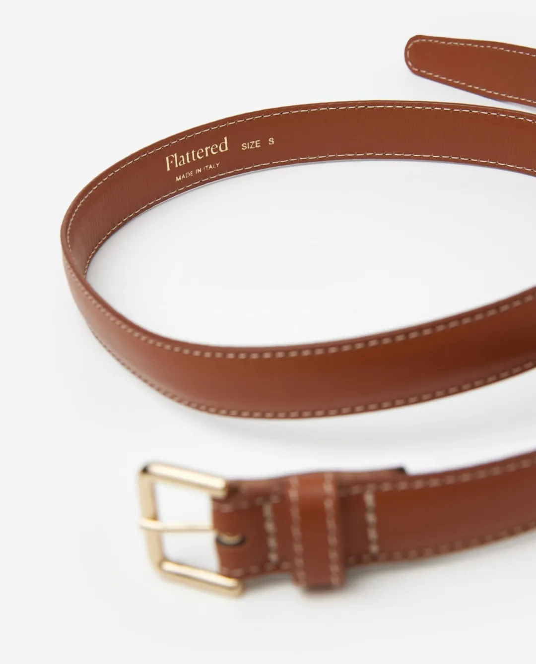 barbara_belt_leather_cogn_3.webp Barbara Belt Leather ^Flattered Clearance