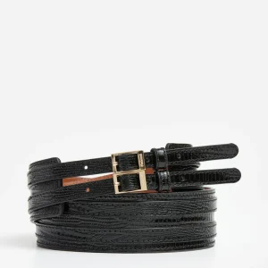 Emily Belt Lizzard Leather ^Flattered Online