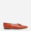 Florence Leather Red^Flattered Discount
