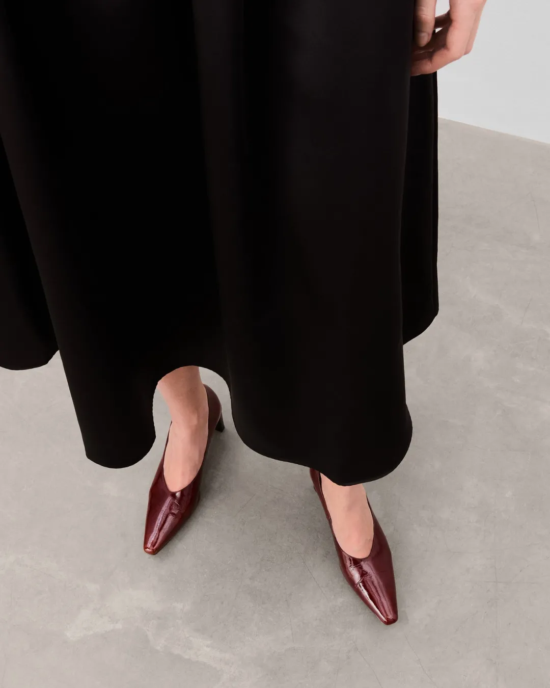 tove_leather_patent_brick_2.webp Tove Leather Brick Red^Flattered Shop